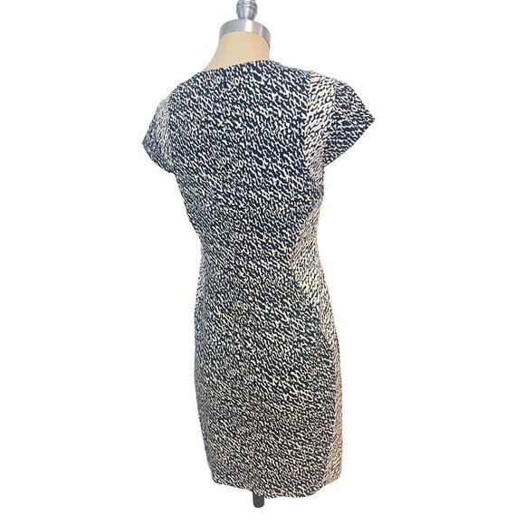 Diane von Furstenberg DVF Pele Wave Snake Jacquard Dress size 6 - Picture 4 of 6